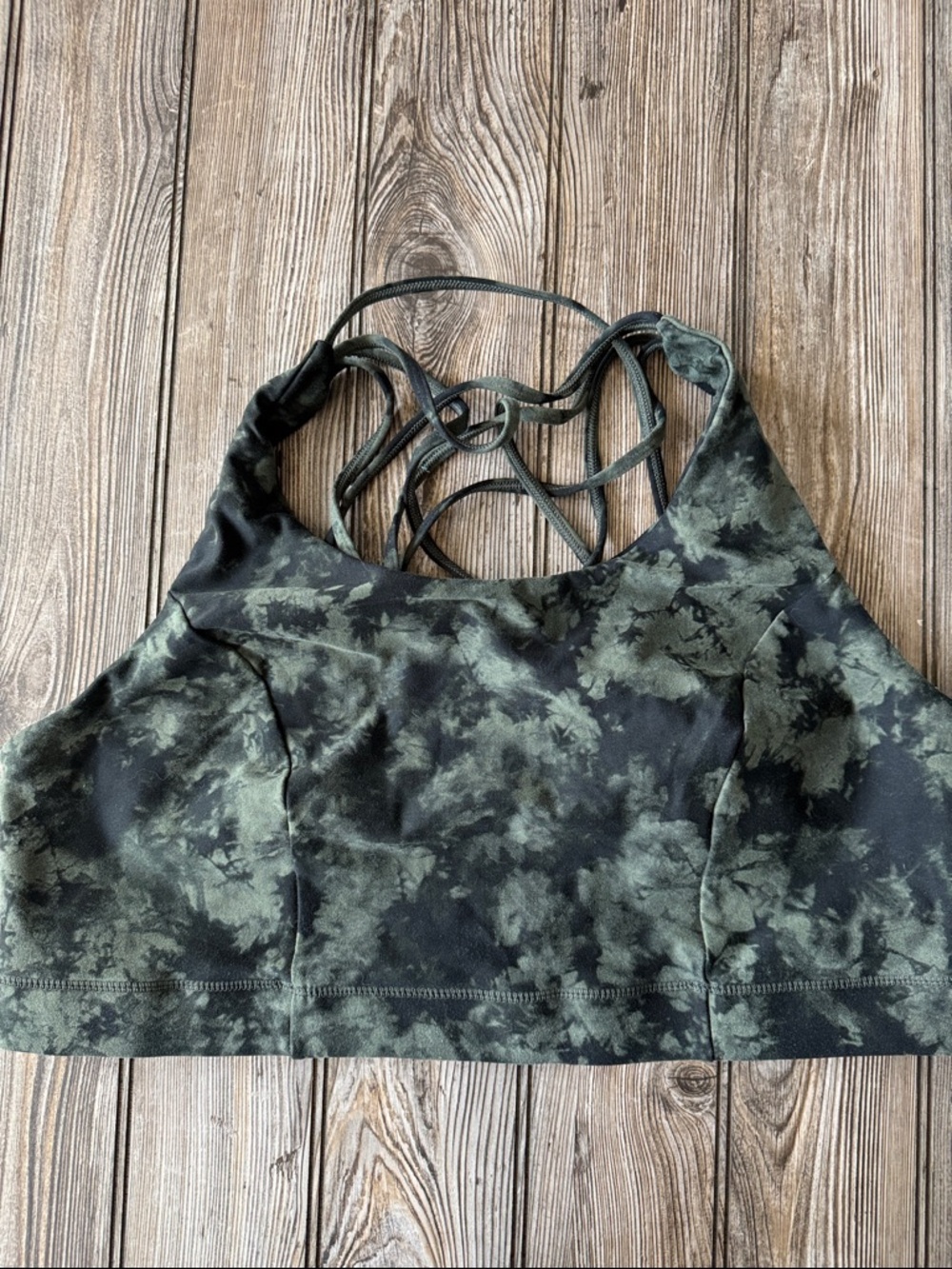 torrid Active Tie-Dye Sports Bra in Green and Black size 3x